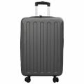 vidaXL Kufor so zámkom Tmavo šedá 43 x 27 x 66 cm ABS plast