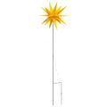 vidaXL Vianočné svetlá s hrotmi 3 ks LED skladacie žlté 57 cm