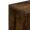 vidaXL Stenná polica Dymový dub 25 x 15 x 100 cm Kompozitné drevo