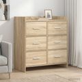 vidaXL Servírovacia skriňa Dub sonoma 75 x 33 x 80 cm Kompozitné drevo