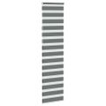 vidaXL Zebra roleta tmavošedá 60x230 cm šírka látky 55,9 cm polyester