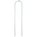 vidaXL Stanové kolíky v tvare U 50 ks 20x3,5 cm pozinkovaná oceľ