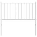 vidaXL Kovové náhradné čelo postele biele 90 cm