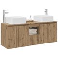 vidaXL Set kabinetov do kúpeľne 3 ks Dub artisan 53 x 35 x 63 cm