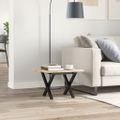 vidaXL Nohy konferenčného stolíka X-rám 30x30x33 cm oceľ