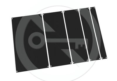Solarix Zaslepovací panel 19" 1U BK, ZP-01-B Solarix Zaslepovací panel 19" 1U BK, ZP-01-B