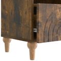 vidaXL TV skrinka 102 x 34,5 x 50 cm Údený Dub Konštruované drevo