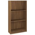 vidaXL Knižnica hnedý dub 60x24x109 cm spracované drevo