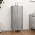 vidaXL Komoda sivý dub sonoma 34,5x34x90 cm spracované drevo