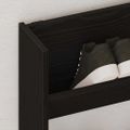 vidaXL Skriňa na topánky 80 x 18 x 90 cm Kompozitné drevo Čierny dub