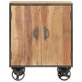 vidaXL Komoda 60x35x74 cm recyklovaný masív