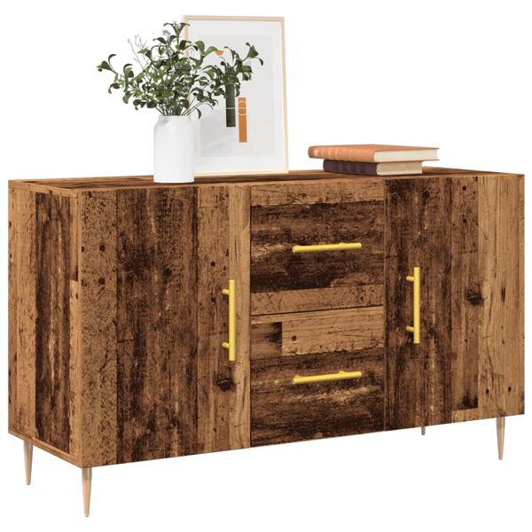 vidaXL Komoda čierna 100x36x60 cm kompozitné drevo