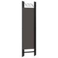 vidaXL Paraván so 4 panelmi, antracitový 160x180 cm