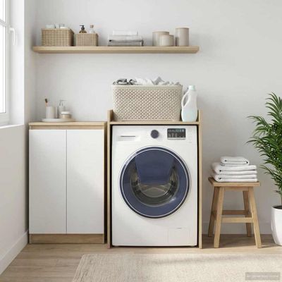 vidaXL Kabinet na práčku Sonoma 67,5 x 48 x 97 cm Kompozitné drevo