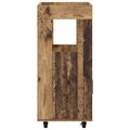 vidaXL Barový vozík Staré drevo 60 x 39.5 x 89 cm Kompozitné drevo