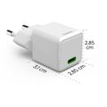 HAMA Super-mini, Rýchlonabíjačka, USB-C PD/QC 30W