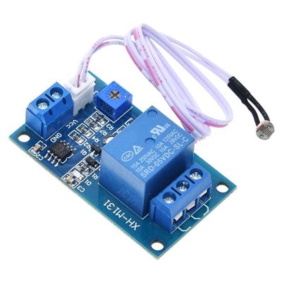 Svetlocitlivý senzor s relé, modul XH-M131, napájanie 12V