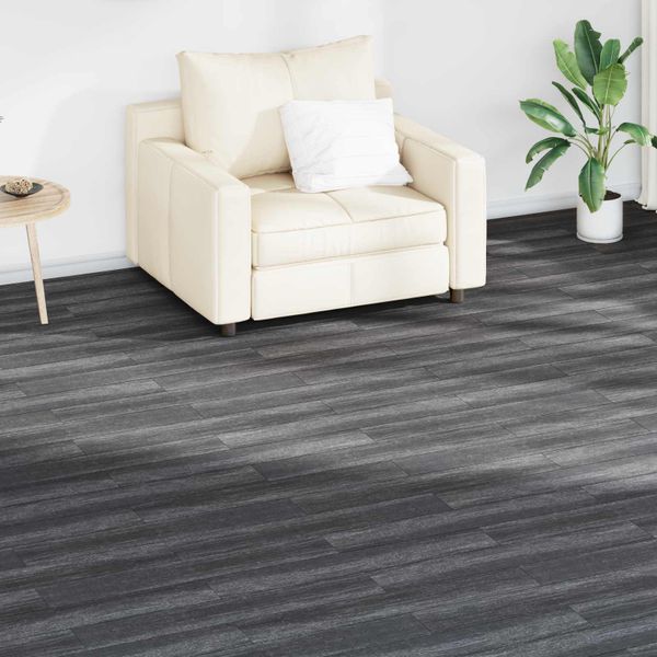vidaXL Podlahové dosky 36 pcs Čierna a biela 5,02 m² PVC