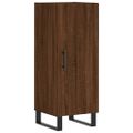vidaXL Vysoká skrinka hnedý dub 34,5x34x180 cm spracované drevo