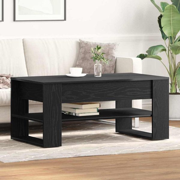 vidaXL Konferenčný stolík Čierny dub 102 x 55 x 45 cm Kompozitné drevo