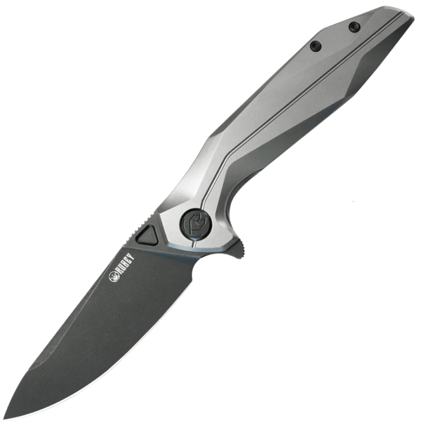 Kubey KB235E Nova vreckový outdoorový nôž 9,3 cm, Darkwash, šedá, titán