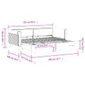 vidaXL Denná posteľ s rozkladacou posteľou tmavozelená 90x200 cm zamat