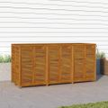 vidaXL Záhradný úložný box 210x87x104 cm masívne akáciové drevo