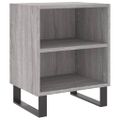 vidaXL Nočné skrinky 2 ks sivá sonoma 40x30x50 cm kompozitné drevo