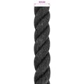 vidaXL Jutové lano 36 mm Čierna 100% Tossa juta