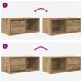 vidaXL TV stolíky 2 ks dub artisan 60x31x25,5 cm spracované drevo