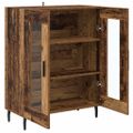 vidaXL Servírovacia skriňa Staré drevo 69,5 x 34 x 90 cm