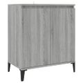 vidaXL Komoda sivý dub sonoma 60x35x70 cm spracované drevo