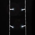 vidaXL Svetlo na vianočný stromček 320 LED studené biele 375 cm