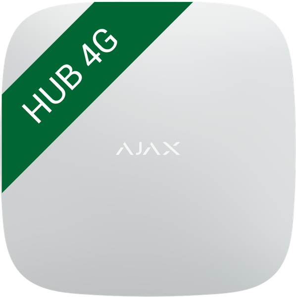 SET Ajax StarterKit 4G + SpaceControl - ZDARMA, bílá