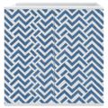 vidaXL skladacie úložné boxy 4 ks Modrá 32x32x32 cm Netkaná textília