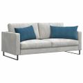 vidaXL Vankúše na pohovku 2 pcs Modrá 80 x 40 cm Kordúrová tkanina
