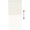vidaXL Roleta Zatemnenie sivobiele 105x210 cm Šírka látky 100,7 cm