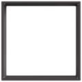 vidaXL Obrubník trávnika 40 x 40 x 13 cm Oceľ Čierna