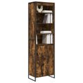 vidaXL Vysoké skrinky Dymová dub 60 x 36 x 200 cm Kompozitné drevo