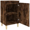vidaXL Nočné stolíky 2 ks dymový dub 40x35x70 cm spracované drevo