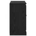 vidaXL Servírovacia skriňa 70 x 35,5 x 67,5 cm Čierny dub
