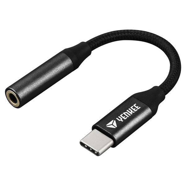 Adaptér YENKEE YTC 102 USB-C/JACK 3,5mm (pre počúvanie hudby)
