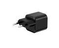 Setty wall charger USB-A + USB-C 20W LSGaN-AC-201 black