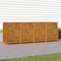 vidaXL Záhradný úložný box 280x87x104 cm masívne akáciové drevo