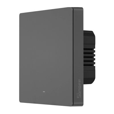 Inteligentný WiFi nástenný vypínač Sonoff M5 1C, sivý (1-kanálový)