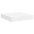 vidaXL Plávajúce nástenné police 4 ks, biele 23x23,5x3,8 cm, MDF