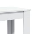 vidaXL Barový stôl biely 51x50x103,5 cm kompozitné drevo