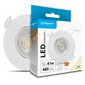 Modee LED okrúhle svietidlo 4,9W 480lm D90xH22mm, neutrálna biela, biela (ML-DL4000K4,9W-WN)