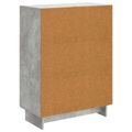 vidaXL Servírovacia skriňa so zásuvkou Betónovo sivá 66 x 34,5 x 90 cm