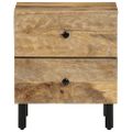 vidaXL Nočný stolík 40x33x46 cm masívne mangovníkové drevo